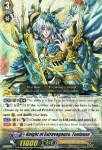 Knight of Extravagance, Toulouse [G Format] Card Front