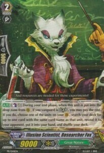 Illusion Scientist, Researcher Fox Card Front