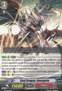 Seal Dragon, Georgette Card Front