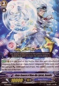 Water General of Wave-like Spirals, Benedict Card Front