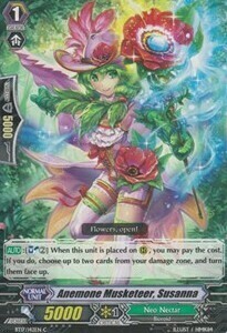Anemone Musketeer, Susanna Card Front
