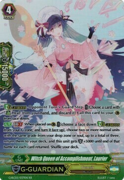 Witch Queen of Accomplishment, Laurier Card Front