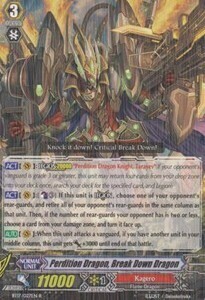 Perdition Dragon, Break Down Dragon Card Front