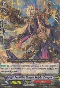Perdition Dragon Knight, Tarayev Card Front