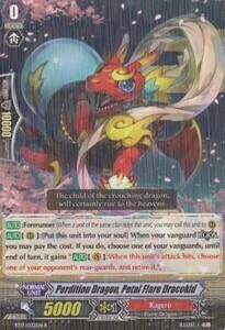 Perdition Dragon, Petal Flare Dracokid Card Front