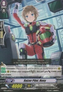 Raizer Pilot, Huey Card Front