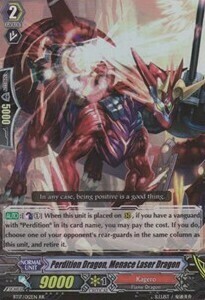 Perdition Dragon, Menace Laser Dragon Card Front