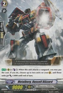 Metalborg, Russell Blizzard Card Front