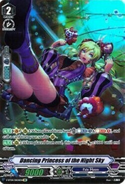 Dancing Princess of the Night Sky Card Front