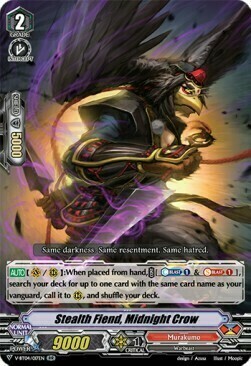 Stealth Fiend, Midnight Crow Card Front