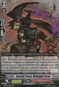 Stealth Fiend, Midnight Crow [G Format] Card Front