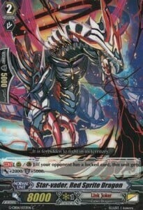 Star-vader, Red Sprite Dragon [G Format] Card Front