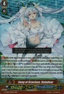 Song of Gracious, Raindear [G Format] Card Front