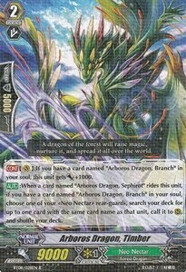 Arboros Dragon, Timber Card Front