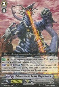 Subterranean Beast, Magma Lord [G Format] Frente