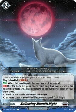 Hollowing Moonlit Night Card Front