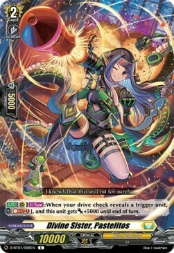 Divine Sister, Pastelitos [D Format] Card Front