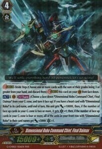 Dimensional Robo Command Chief, Final Daimax [G Format] Card Front