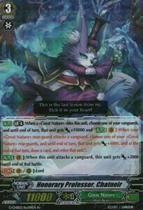 Honorary Professor, Chatnoir [G Format] Card Front