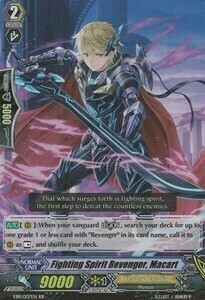 Fighting Spirit Revenger, Macart [G Format] Card Front