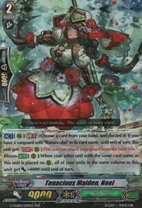 Tenacious Maiden, Noel Card Front