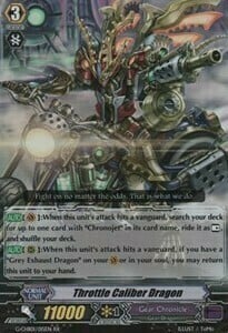 Throttle Caliber Dragon [G Format] Card Front