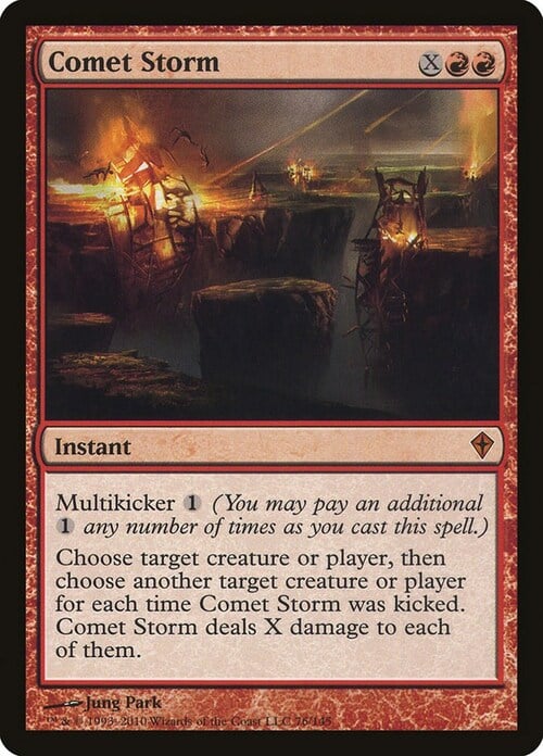 Tempesta di Comete Card Front