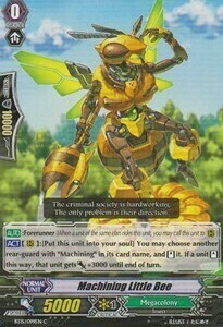 Machining Little Bee [G Format] Card Front