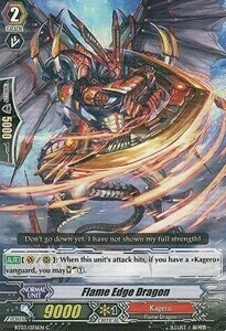 Flame Edge Dragon Card Front