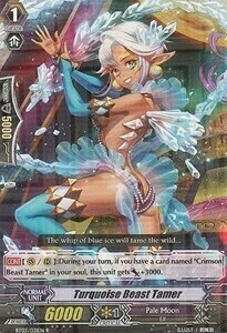 Turquoise Beast Tamer Card Front