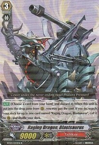 Raging Dragon, Blastsaurus Card Front
