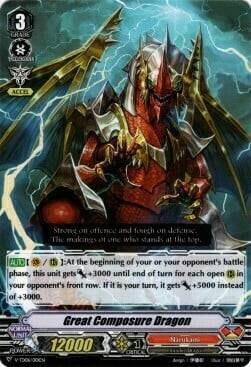 Great Composure Dragon [V Format] Card Front