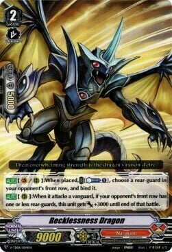 Recklessness Dragon [V Format] Card Front
