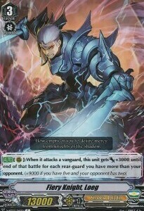 Fiery Knight, Loeg [V Format] Frente