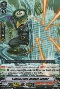 Stealth Fiend, Hamper Kappa [V Format] Card Front