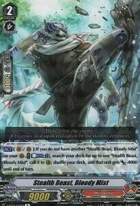 Stealth Beast, Bloody Mist [V Format] Card Front