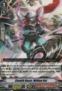 Stealth Beast, Million Rat [V Format] Card Front