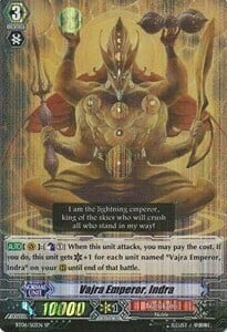 Vajra Emperor, Indra Card Front