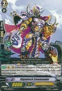 Gigantech Commander Card Front