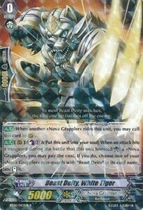 Beast Deity, White Tiger Card Front