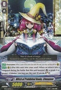 Witch of Prohibited Books, Cinnamon [G Format] Card Front