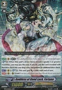 Goddess of Good Luck, Fortuna [G Format] Card Front