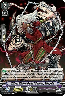 Silver Thorn Beast Tamer, Shayda [V Format] Card Front