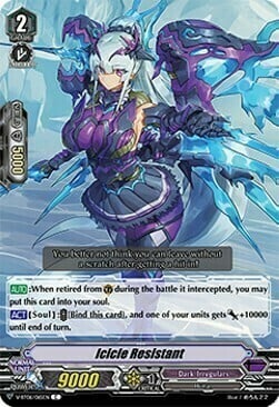 Icicle Resistant [V Format] Card Front