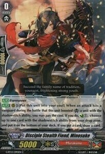 Disciple Stealth Fiend, Minosuke [G Format] Card Front