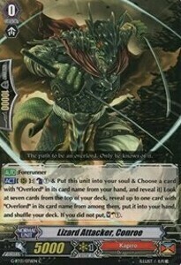 Lizard Attacker, Conroe Card Front