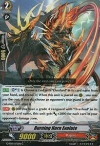 Burning Horn Evolute [G Format] Card Front