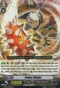 Power Flicker Card Front