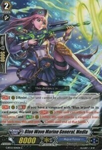 Blue Wave Marine General, Medla [G Format] Card Front