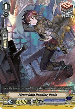 Pirate Ship Handler, Paolo [V Format] Card Front